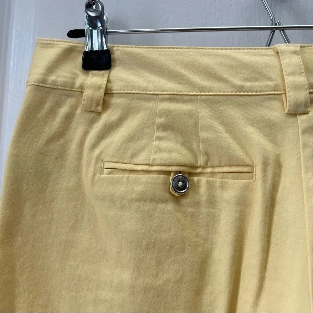 White House  Black Market Shorts Cuffed Yellow Size 2 - Picture 10 of 15